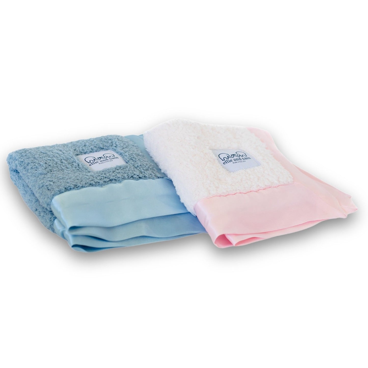Classic Satin Border Lovey - Pink