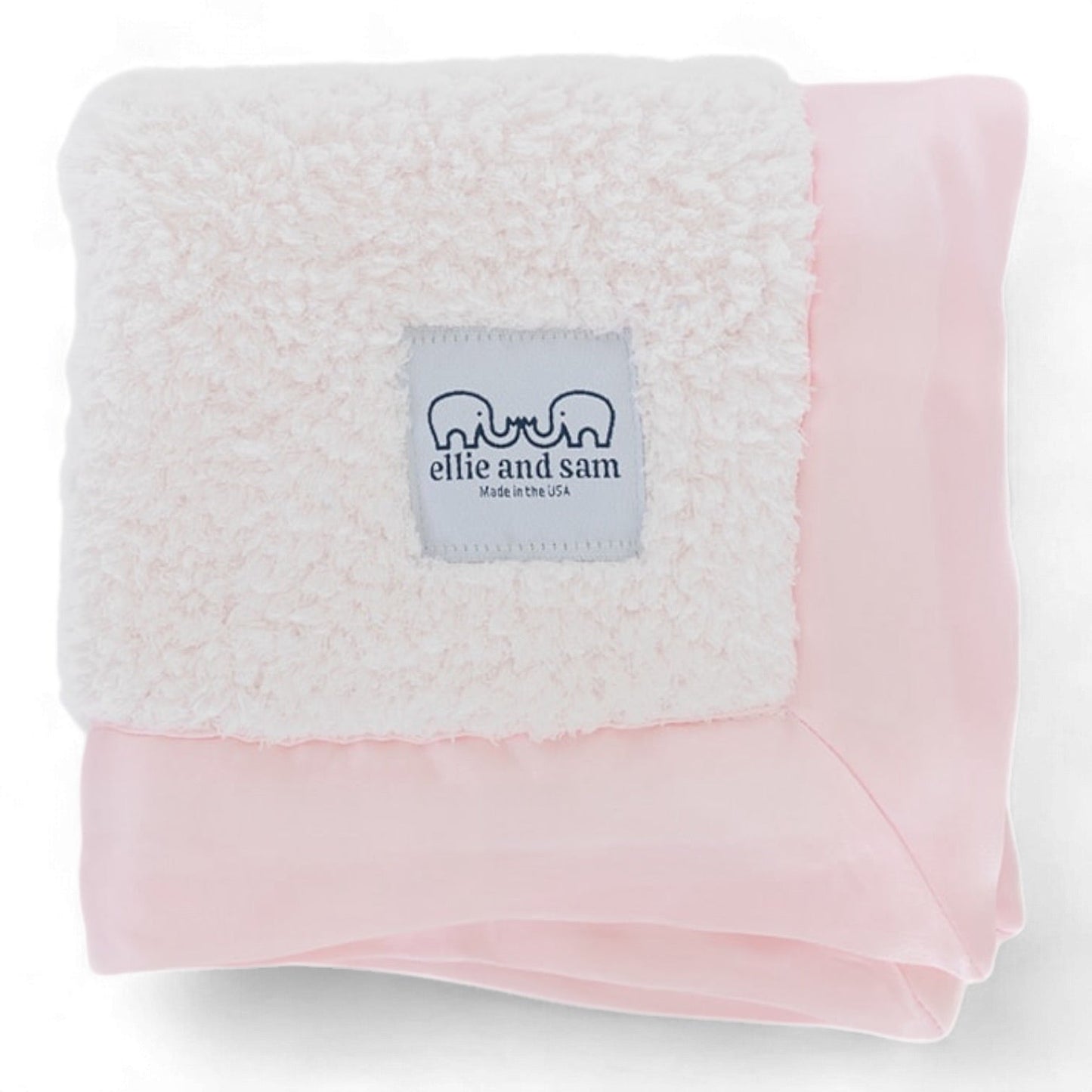 Classic Satin Border Lovey - Pink